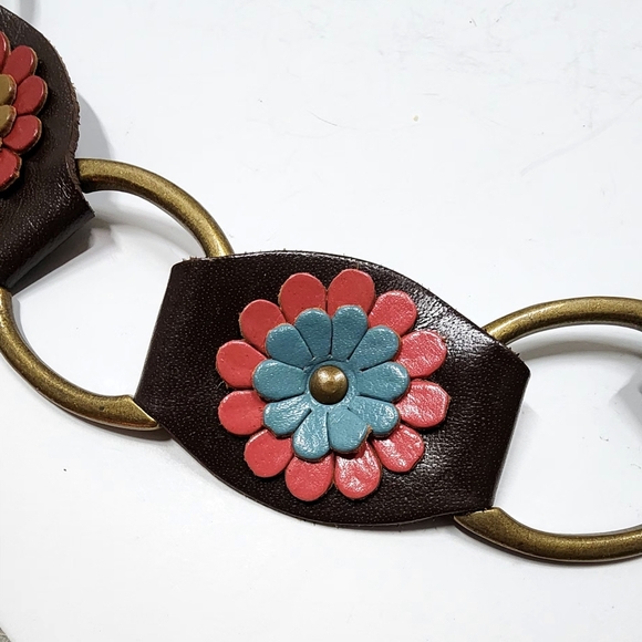 Retro Vintage Leather Belt - Picture 8 of 9